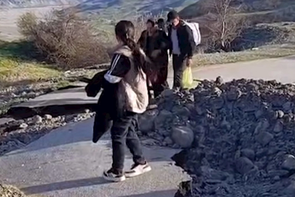 Həmin ərazidə sürüşmə daha da genişləndi — “Ərzaq qıtlığıdır” (VİDEO)