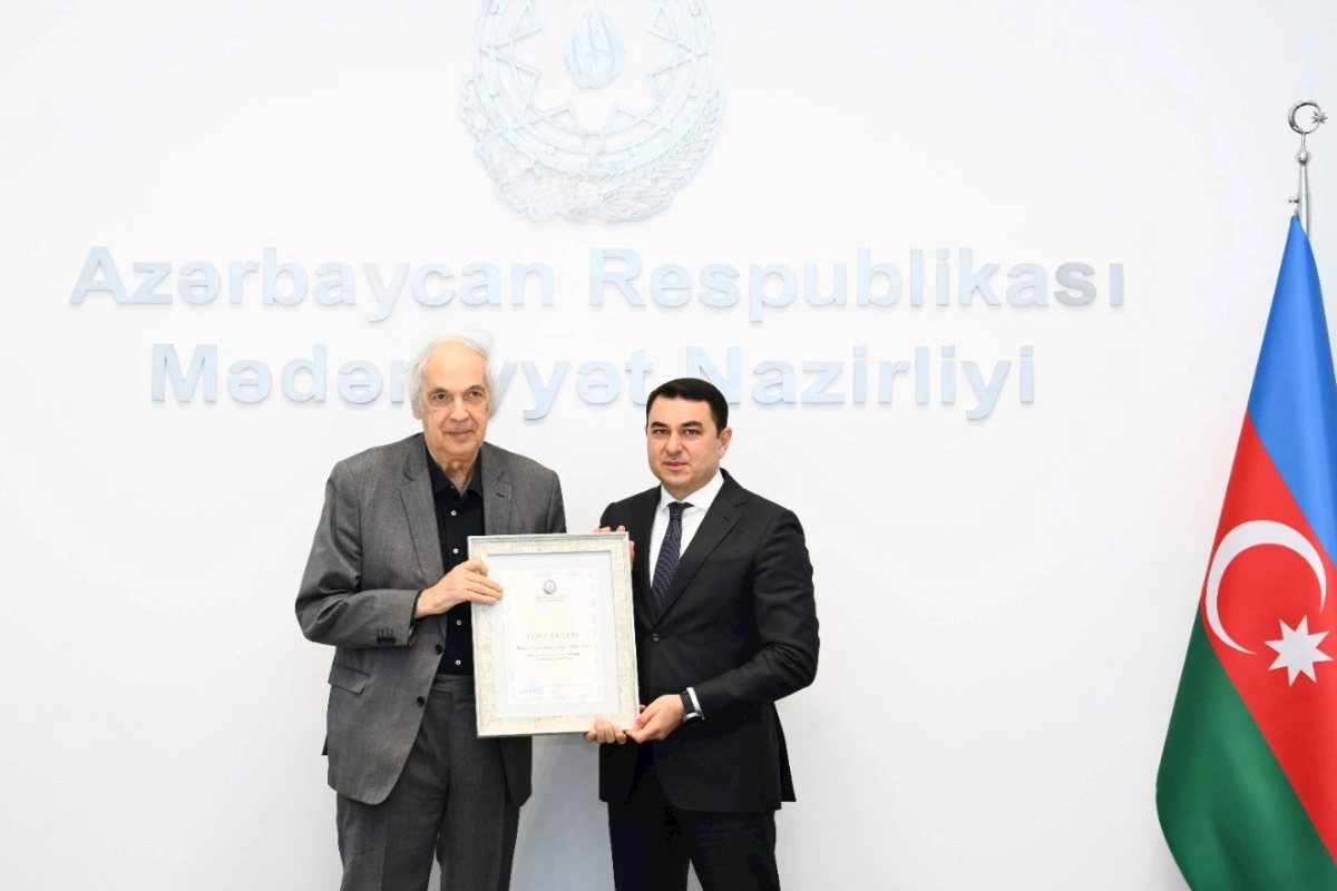 Ramiz Həsənoğluya “Fəxri diplom” verildi — FOTOLAR