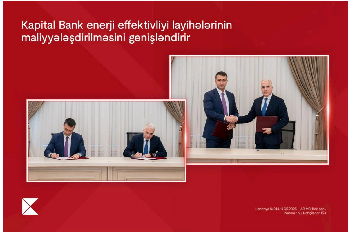 Kapital Bank enerji effektivliyi layihələrinin maliyyələşdirilməsini genişləndirir