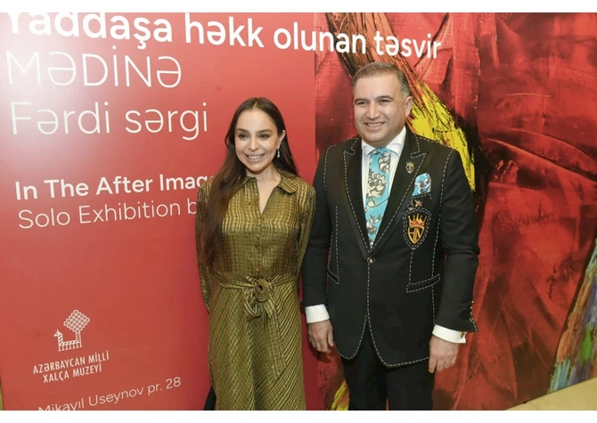 Milli Xalça Muzeyində Yaddaşa həkk olunan təsvir adlı fərdi sərgi açıldı — FOTOLAR Milli Xalça Muzeyində Yaddaşa həkk olunan təsvir adlı fərdi sərgi açıldı — FOTOLAR