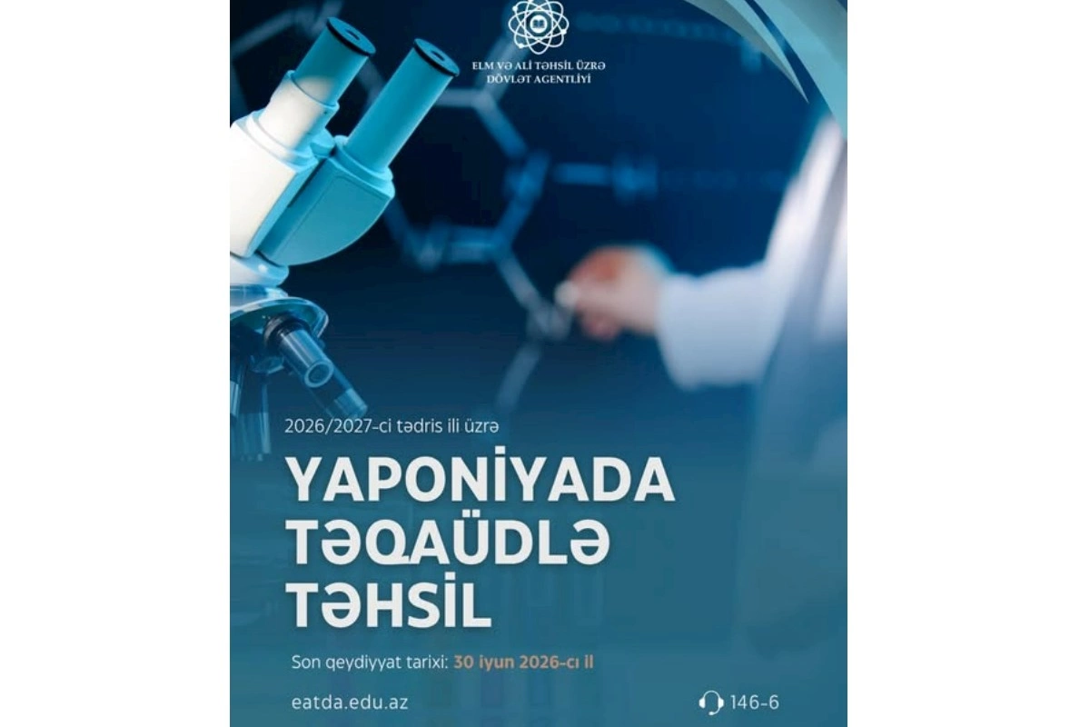 Yaponiyada tədqiqatçılar üçün təqaüd proqramı elan edildi