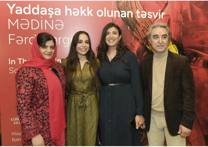 Milli Xalça Muzeyində Yaddaşa həkk olunan təsvir adlı fərdi sərgi açıldı — FOTOLAR Milli Xalça Muzeyində Yaddaşa həkk olunan təsvir adlı fərdi sərgi açıldı — FOTOLAR