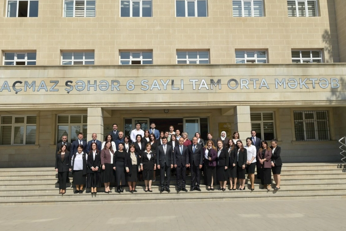 Emin Əmrullayev Xaçmazda tədris prosesi ilə tanış oldu — FOTOLAR