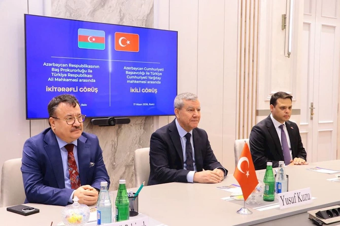 Kamran Əliyev Türkiyə Ali Məhkəməsinin nümayəndələri ilə görüşdü — FOTOLAR