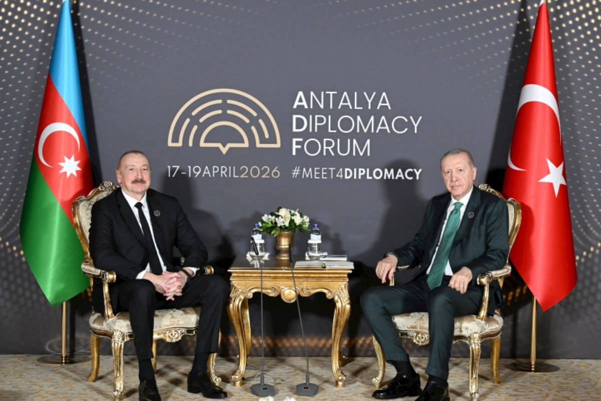 Antalyada İlham Əliyevlə Ərdoğanın görüşü keçirilir — FOTOLAR