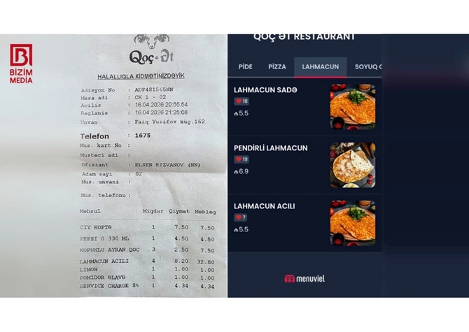 “Qoç Ət” restoranı müştəriləri necə aldadır? — FOTOFAKT