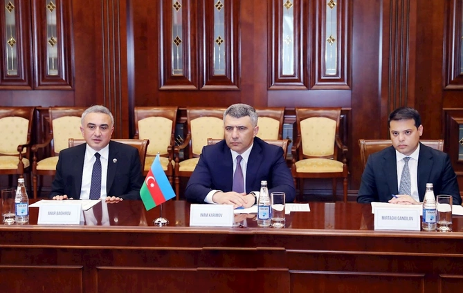 Gürcüstan Vəkillər Kollegiyasının sədri Azərbaycana rəsmi səfər edib — FOTOLAR