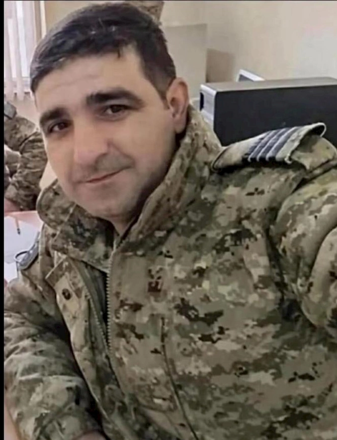 Füzulidəki qəzada ölən hərbçilərin fotosu