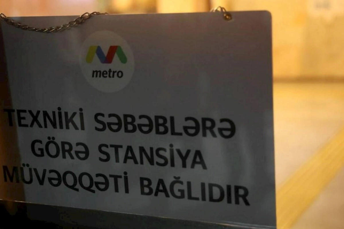 Bakı metrosu hazırda — VİDEO/FOTOLAR