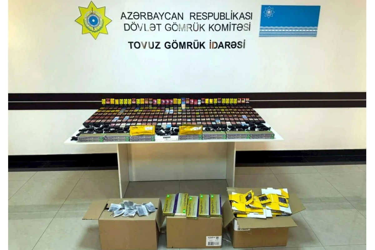 Gömrük postunda 243 ədəd mobil telefon aşkar edilib
