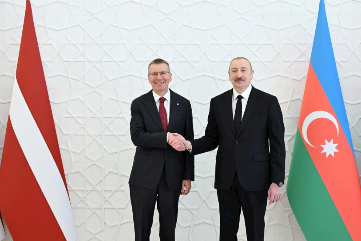 Edqars Rinkeviçs İlham Əliyevə təşəkkür etdi — FOTO