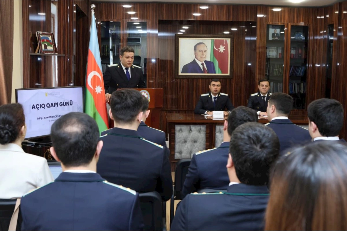 İmişli rayon prokurorluğunda “Açıq Qapı” günü təşkil olunub — FOTOLAR