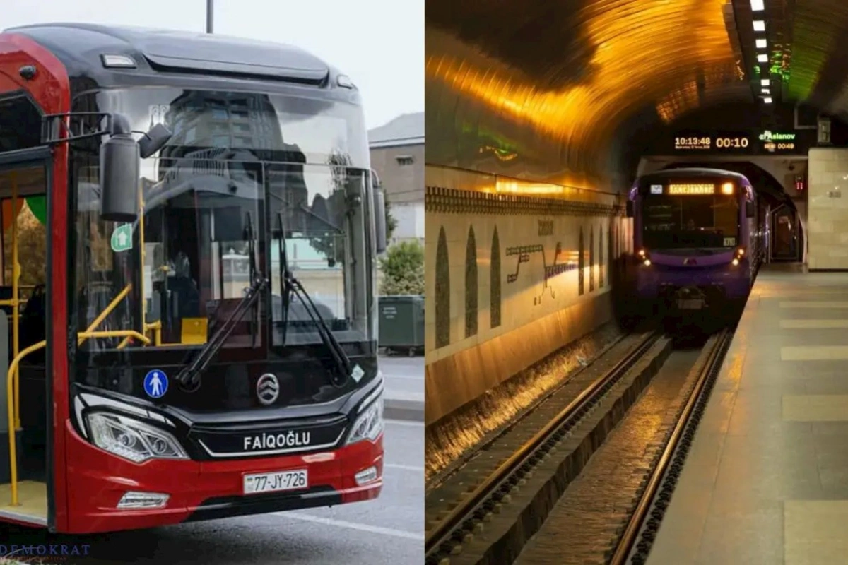 Avtobus və metronun yükü belə azaldılacaq — Sərnişinlərə şad xəbər