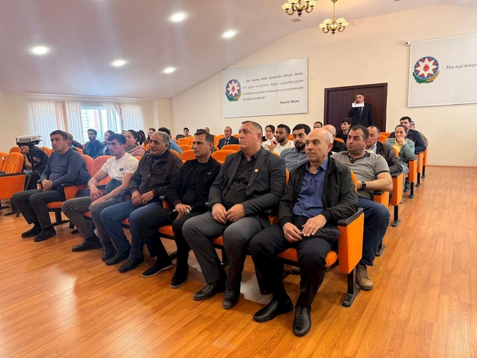 Onlar da mina təhlükəsi ilə bağlı maarifləndirildi — FOTOLAR