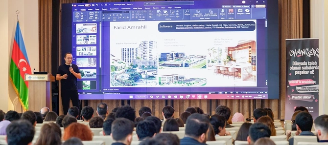 “Changers Academy”dən AzMİU-da təqdimat: Süni intellekt dövründə əvəz olunmayan peşələr!