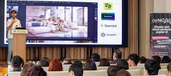 “Changers Academy”dən AzMİU-da təqdimat: Süni intellekt dövründə əvəz olunmayan peşələr!