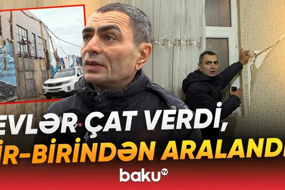 Sumqayıtda aparılan tikinti sakinlərin evinə ziyan vurub? — RƏSMİ CAVAB