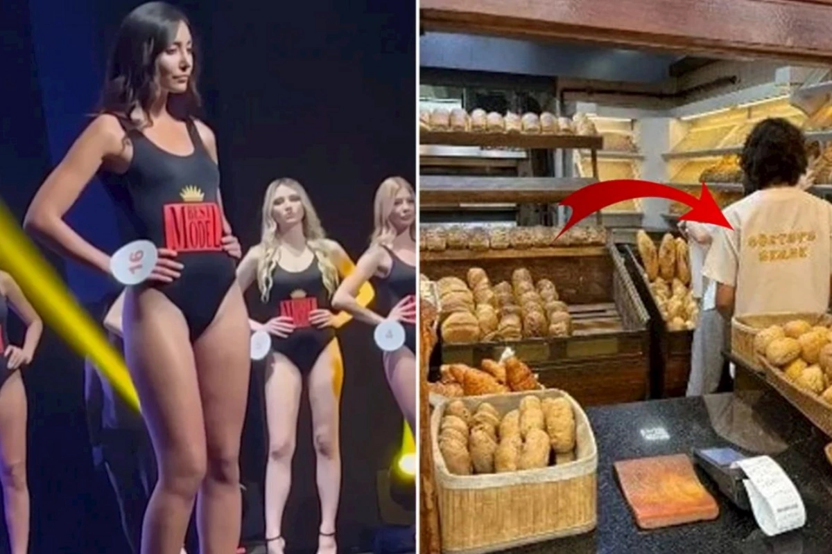 Türkiyə gözəli indi çörək sexində işləyir — FOTOLAR