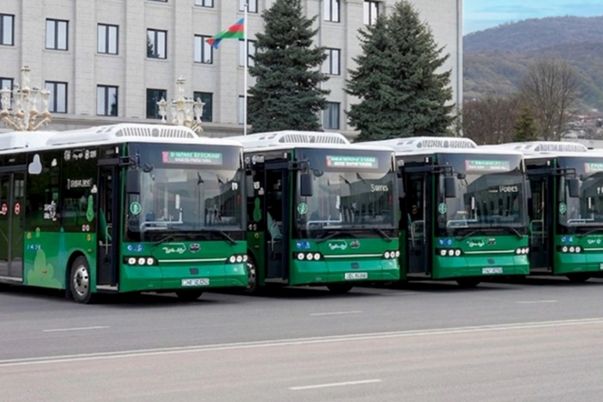 Xankəndidə avtobuslar fəaliyyətə başlayır