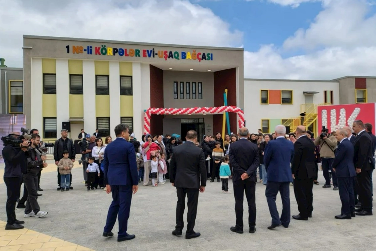 Füzulidə körpələr evi-uşaq bağçasının açılışı olub