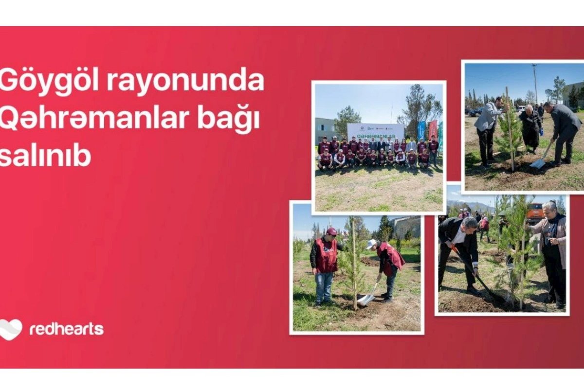 Göygöldə “Qəhrəmanlar bağı” aksiyası həyata keçirilib