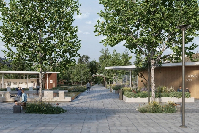 Bakıda Atatürk və Antena parkları birləşdirilir — FOTOLAR