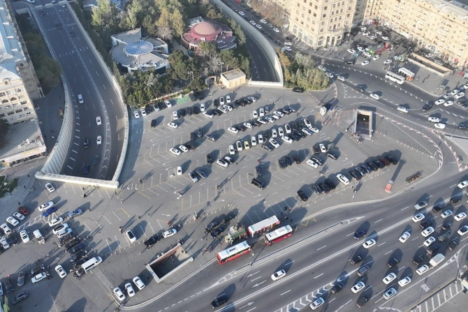 Bakıda Atatürk və Antena parkları birləşdirilir — FOTOLAR