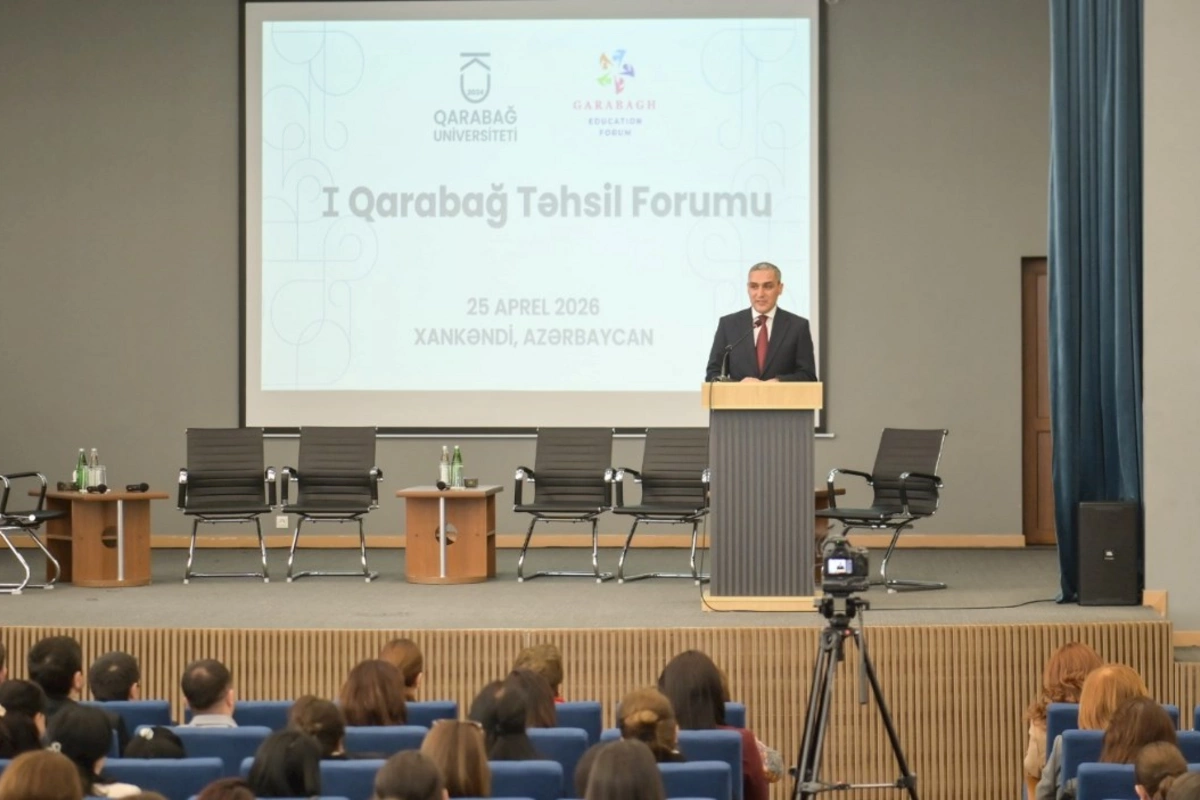 Qarabağ Universitetində I Qarabağ Təhsil Forumu işə başlayıb — FOTOLAR