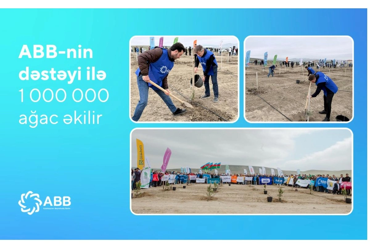 ABB-nin dəstəyi ilə 1 000 000 ağac əkilir