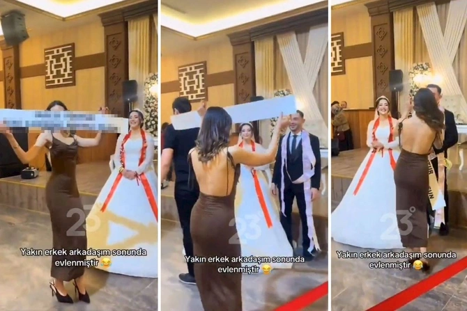 Bəyin qız dostu elə plakatla toya gəldi ki... — Sosial media onlardan danışır Bəyin qız dostu elə plakatla toya gəldi ki... — Sosial media onlardan danışır