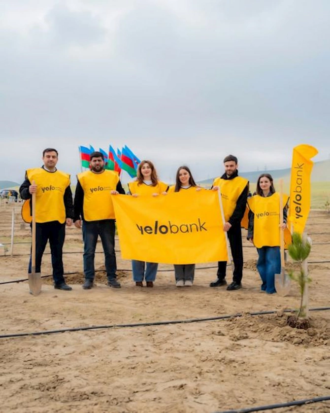 Yelo Bank-dan 1 milyon ağac hədəfinə parlaq dəstək!