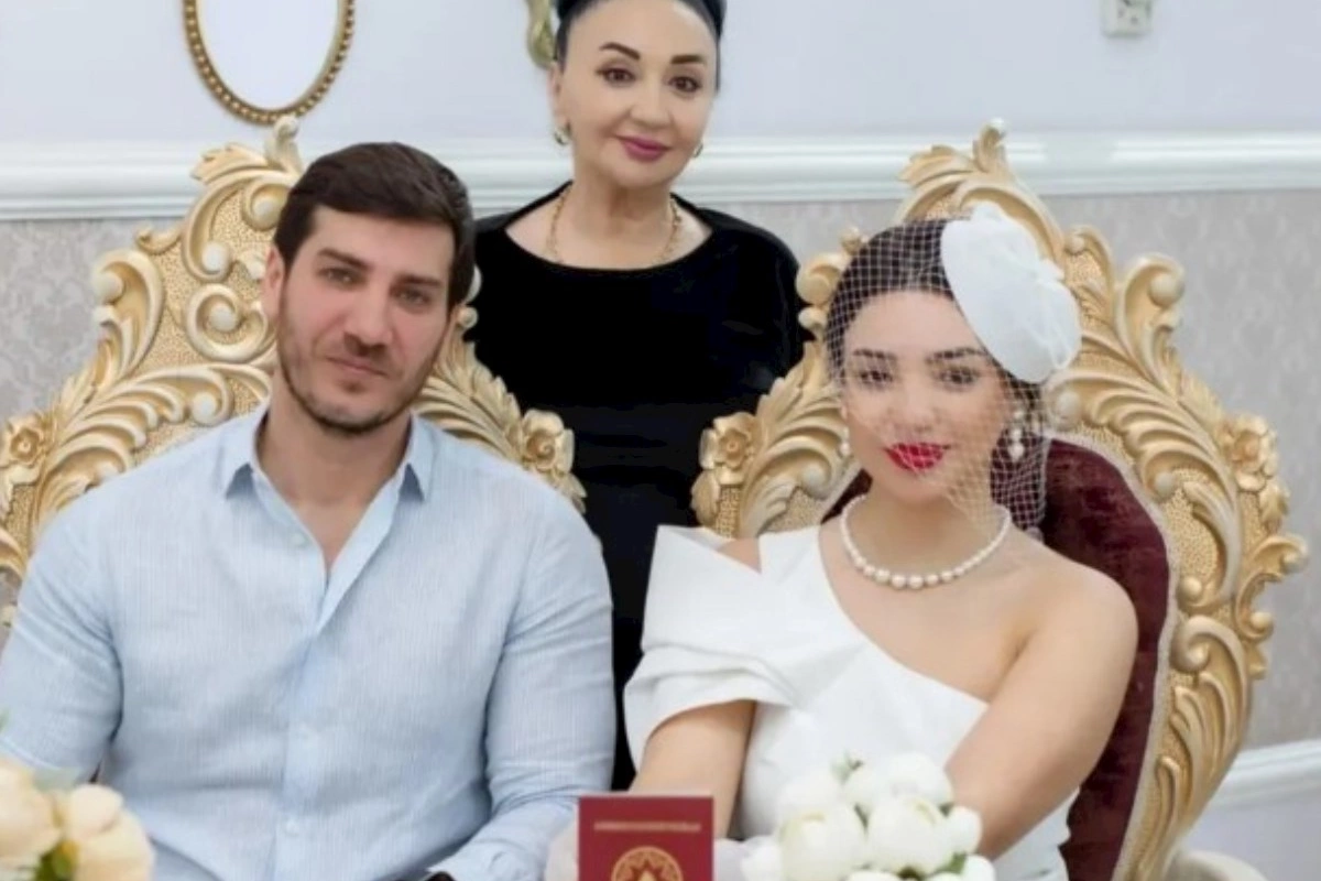 Xalq artistinin qızının nikah FOTOLARI