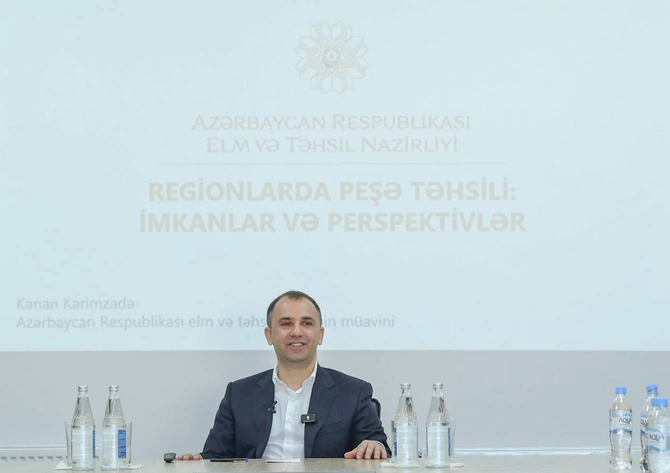 Lənkəran Dövlət Peşə Təhsil Mərkəzinə infotur — FOTOLAR