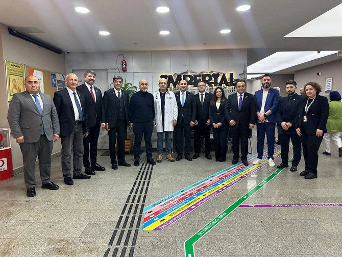 Azərbaycan nümayəndə heyəti Özəl Imperial Xəstəxanasını ziyarət ediblər — FOTOLAR
