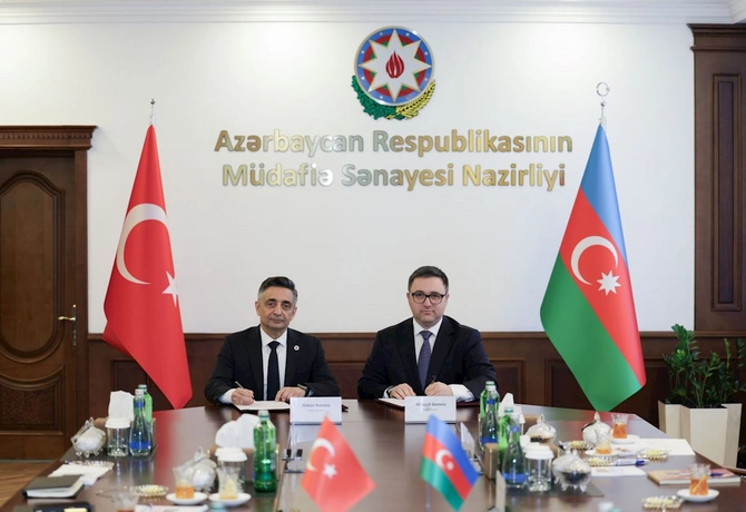Azərbaycan və Türkiyə müdafiə sənayesi sahəsində əməkdaşlıq üzrə Anlaşma Memorandumunun icrasına başlayıb — FOTOLAR
