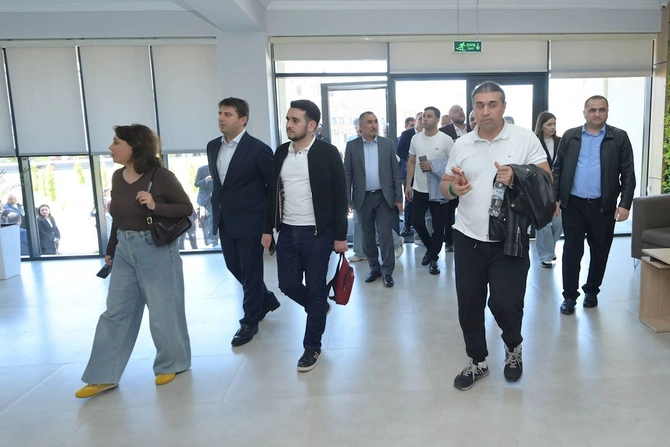 Lənkəran Dövlət Peşə Təhsil Mərkəzinə infotur — FOTOLAR