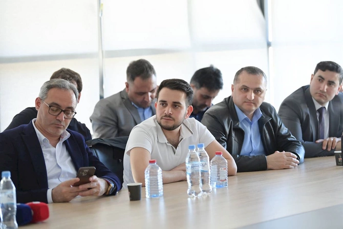 Lənkəran Dövlət Peşə Təhsil Mərkəzinə infotur — FOTOLAR