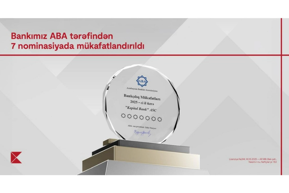 Kapital Bank 7 nominasiya üzrə mükafatlandırıldı