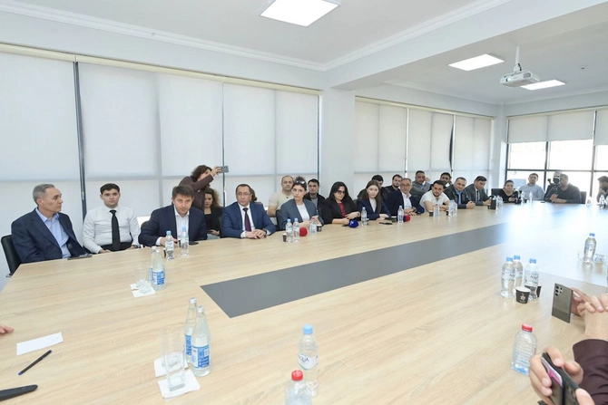 Lənkəran Dövlət Peşə Təhsil Mərkəzinə infotur — FOTOLAR