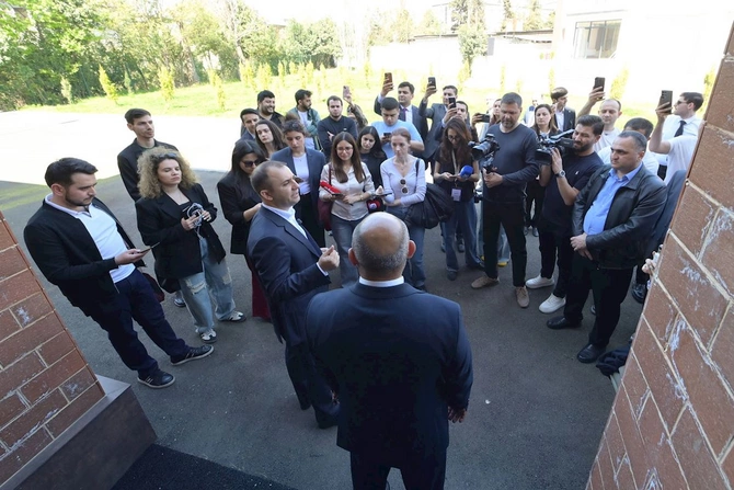 Lənkəran Dövlət Peşə Təhsil Mərkəzinə infotur — FOTOLAR