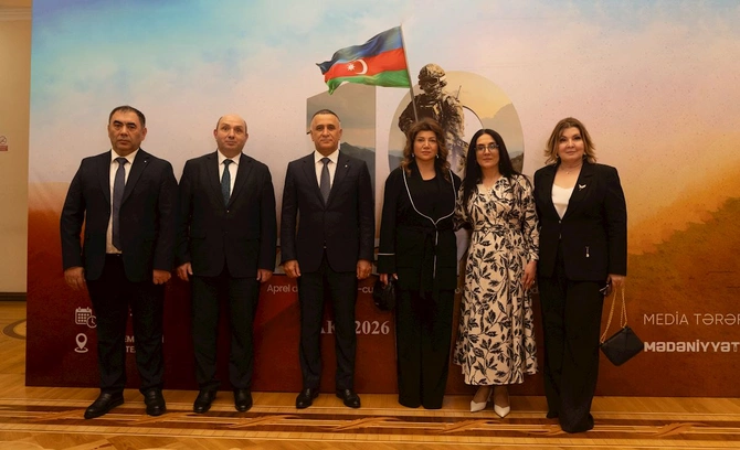 Veysəloğlu Şirkətlər Qrupunun dəstəyi ilə Aprel döyüşlərinin 10-cu ildönümünə həsr edilən “Zəfər Yolu” layihəsinin təqdimatı keçirilib — FOTOLAR