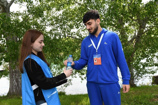 Avarçəkənlərimizdən ilk qızıl medal — FOTOLAR Avarçəkənlərimizdən ilk qızıl medal — FOTOLAR