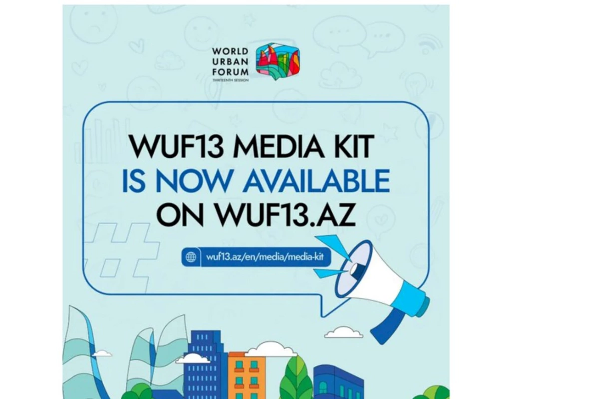 Media nümayəndələri üçün WUF13 Media Kit hazırlanıb