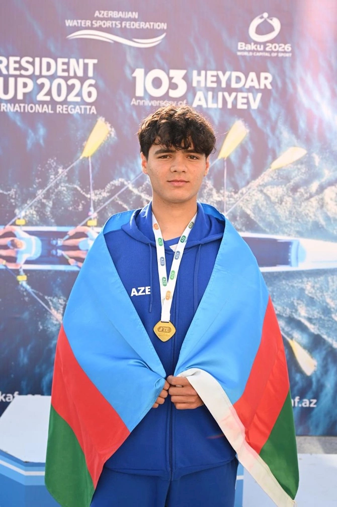 Avarçəkənlərimizdən ilk qızıl medal — FOTOLAR Avarçəkənlərimizdən ilk qızıl medal — FOTOLAR
