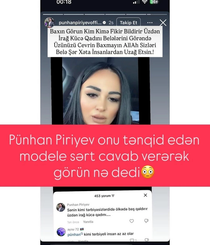 Pünhan bu dəfə modellə qırğına çıxdı: Üzdəniraq, küçə qadını... — VİDEO/FOTO