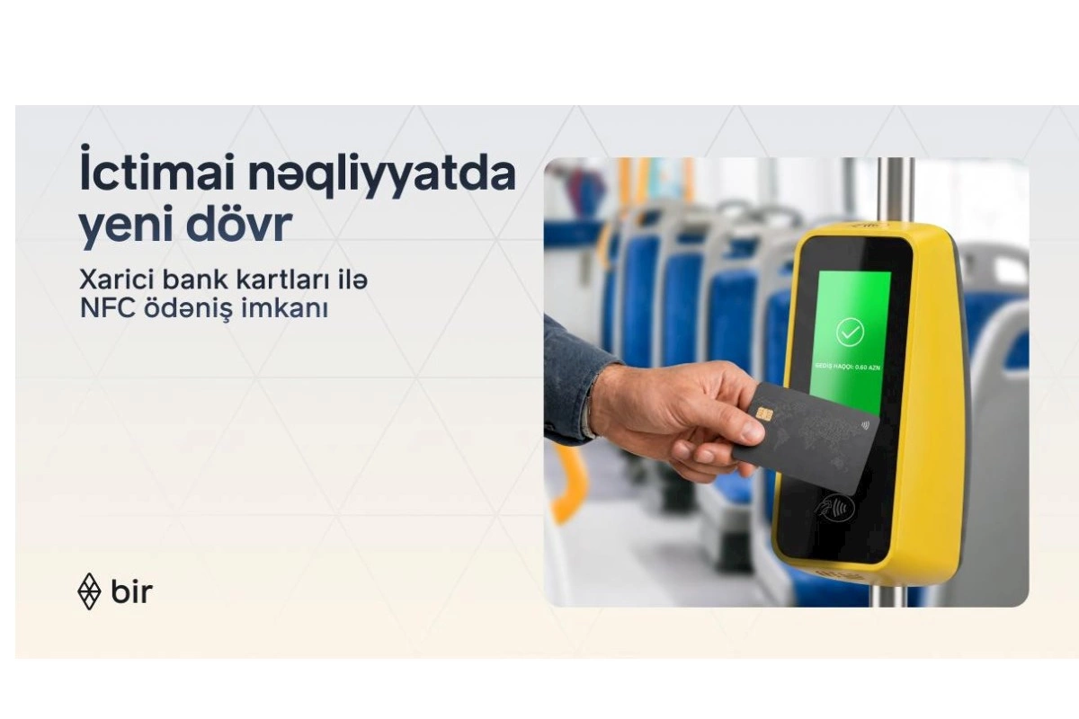 Bir ekosistemi ictimai nəqliyyatda xarici kartlar üçün NFC ödənişlərini aktivləşdirdi