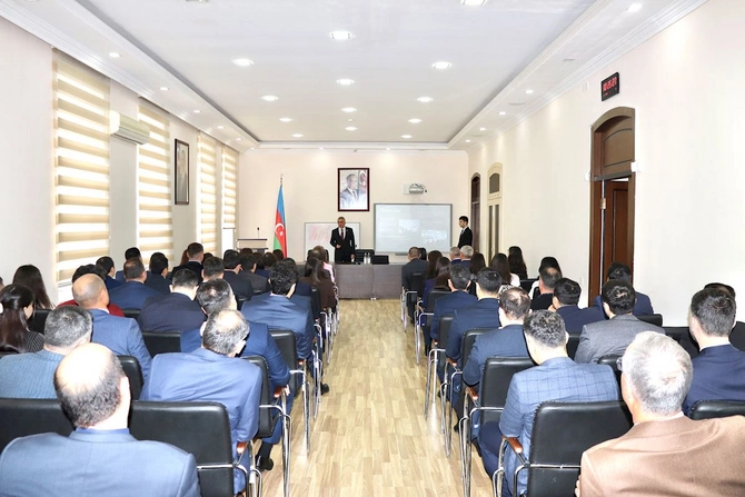 Ədliyyə Akademiyasında vəkilliyə namizədlərin icbari təlimi başladı — FOTOLAR