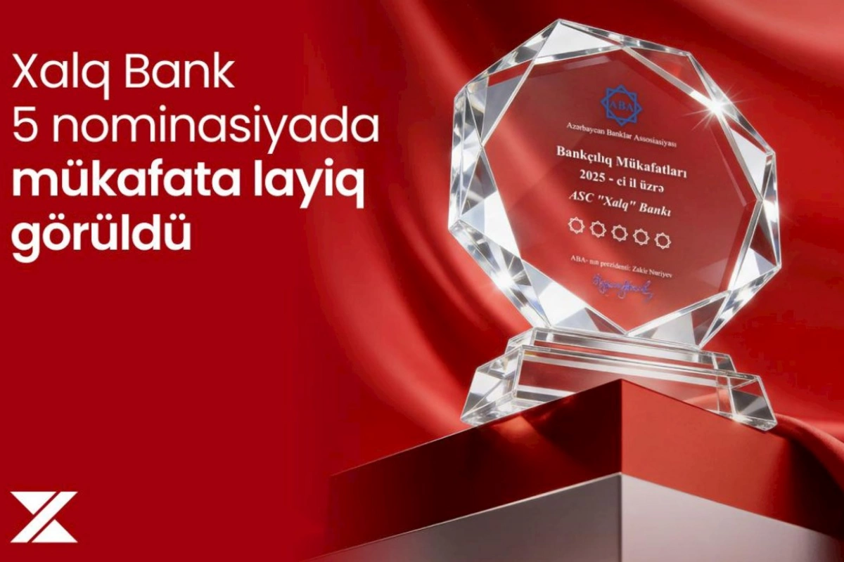 Xalq Bank 5 nominasiya üzrə mükafata layiq görüldü
