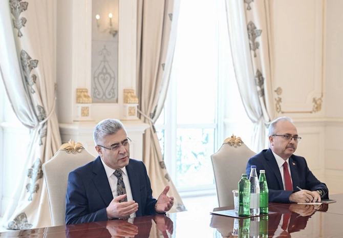 Prezident Türkiyə Ali Məhkəməsinin Baş prokurorunu qəbul etdi — FOTOLAR