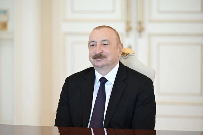 Prezident Türkiyə Ali Məhkəməsinin Baş prokurorunu qəbul etdi — FOTOLAR